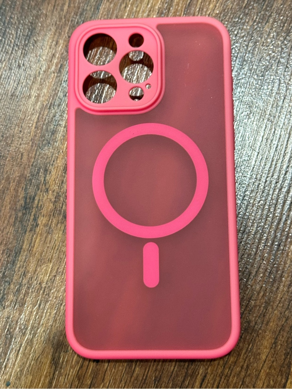 Pink MagSafe-Compatible iPhone 15 Pro Max Case